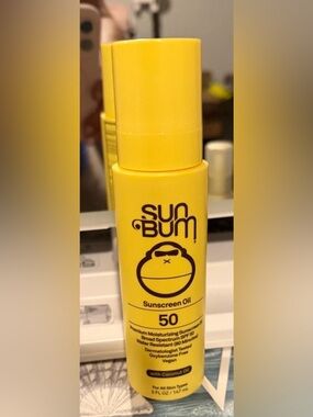 Sun Bum SPF 50 Sunscreen Oil — with coconut oil